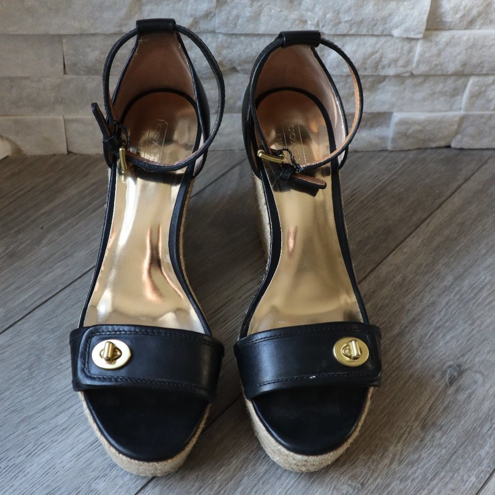 Coach wedge sandal